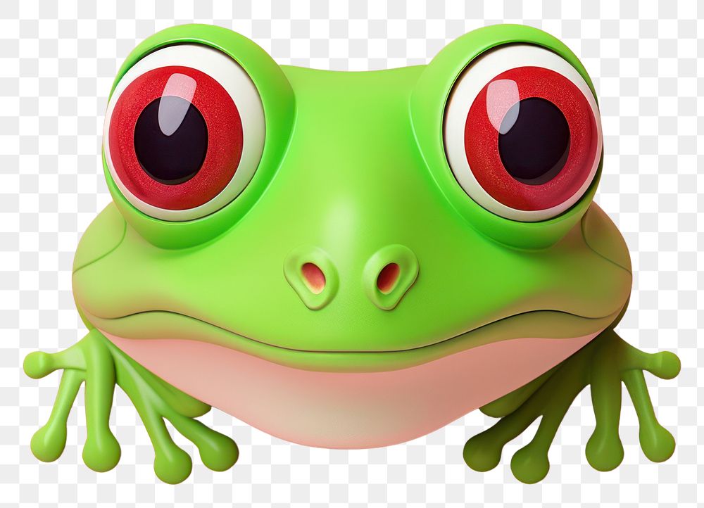 PNG Amphibian animal frog bullfrog. AI generated Image by rawpixel.