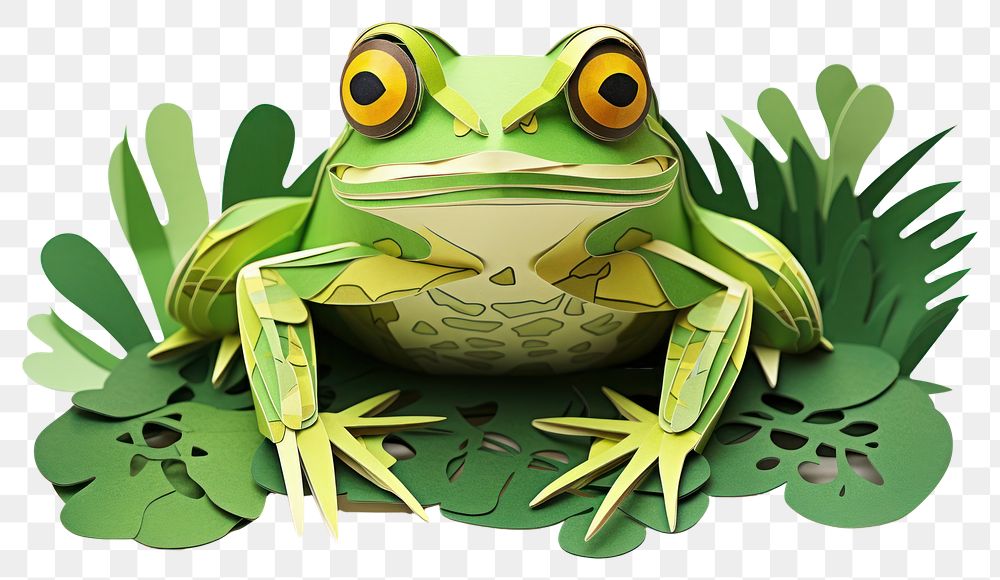 PNG Amphibian wildlife animal nature. AI generated Image by rawpixel.