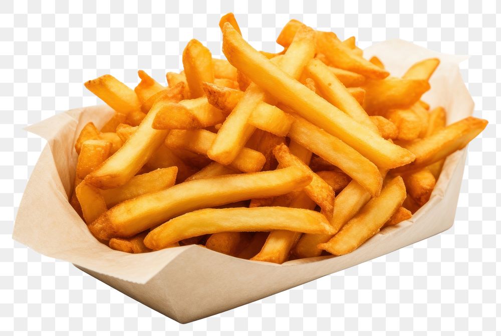 PNG Fried paper fries food