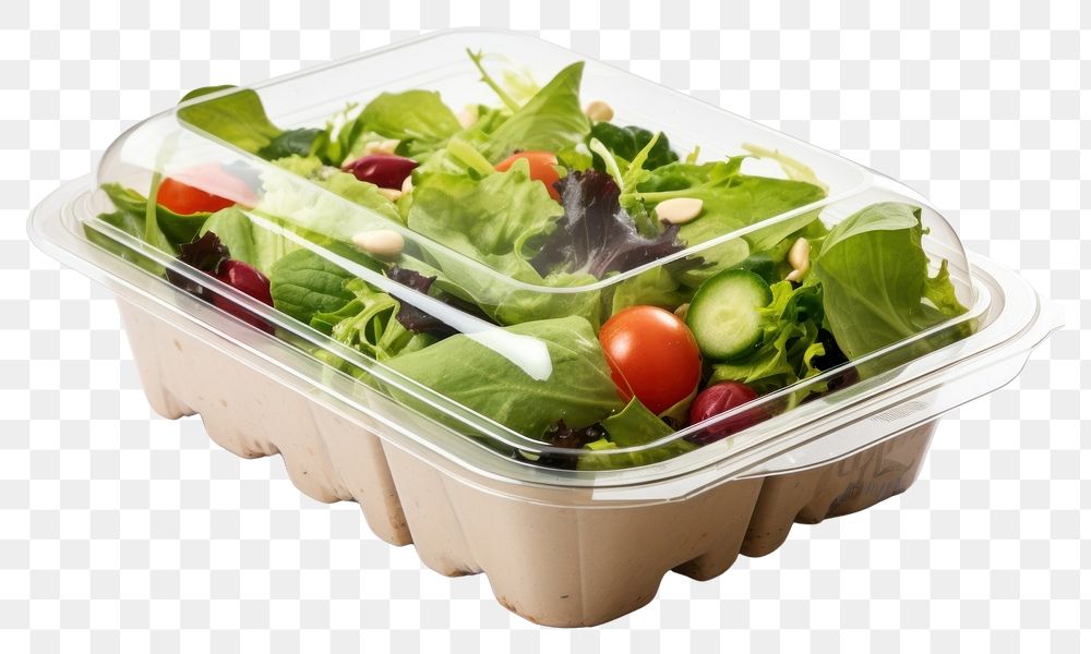 PNG Salad box vegetable plant. AI generated Image by rawpixel.