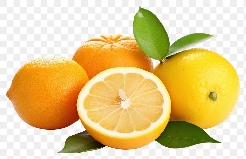 PNG Grapefruit lemon plant food. AI generated Image by rawpixel.