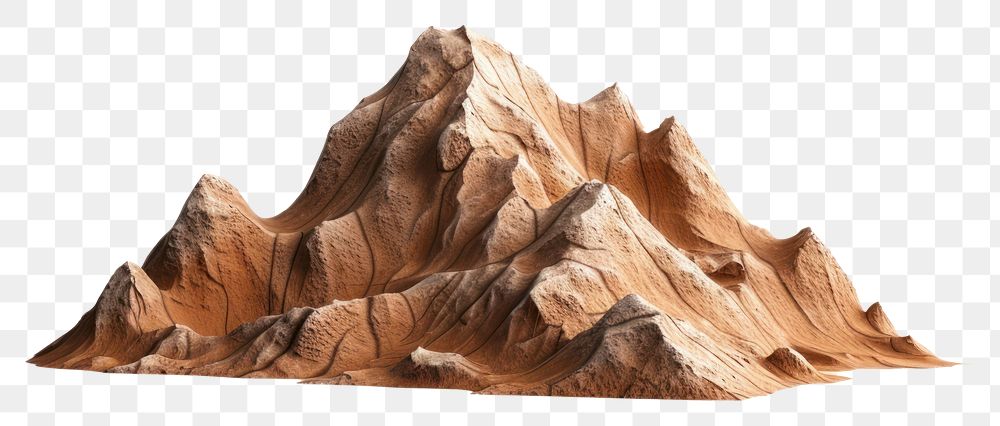 PNG Mountain nature rock white background. AI generated Image by rawpixel.