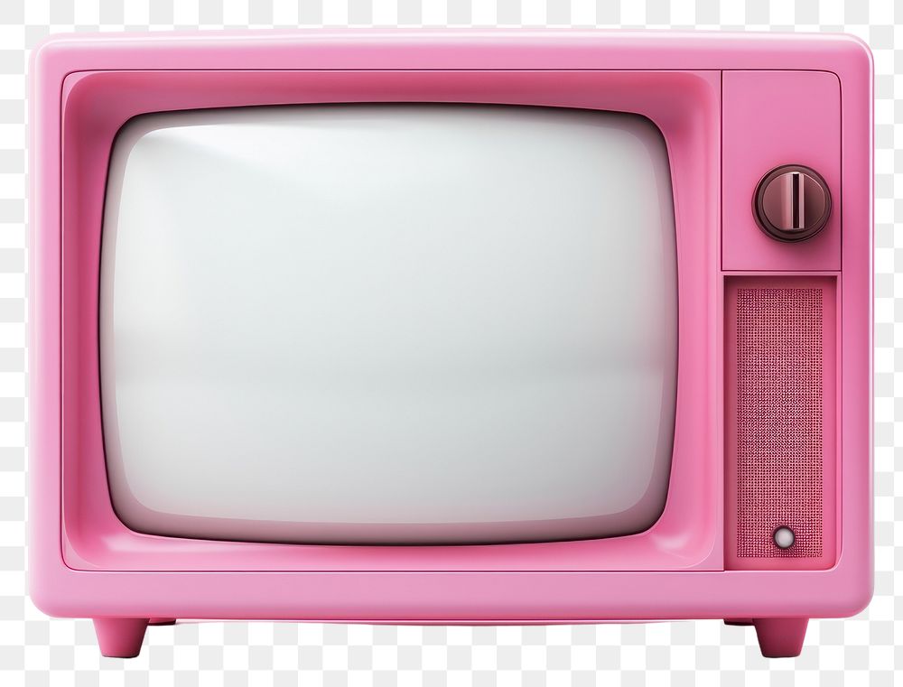 PNG Television screen pink old transparent background