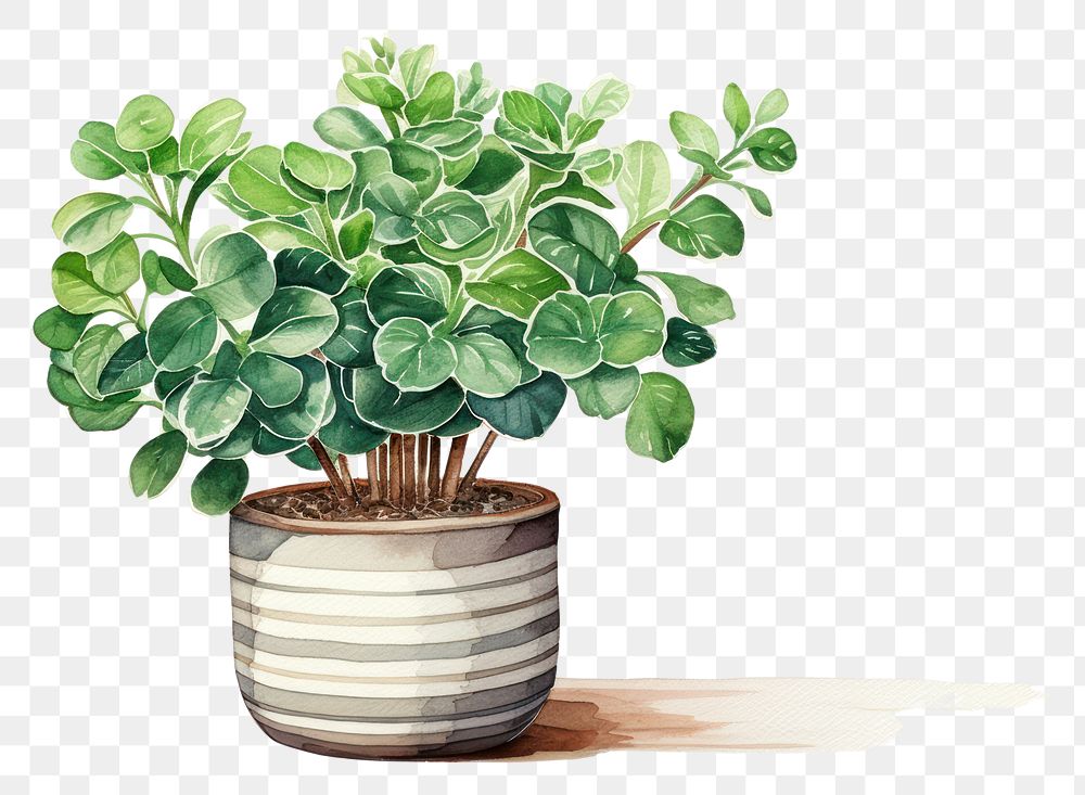 PNG Bonsai plant leaf vase. 