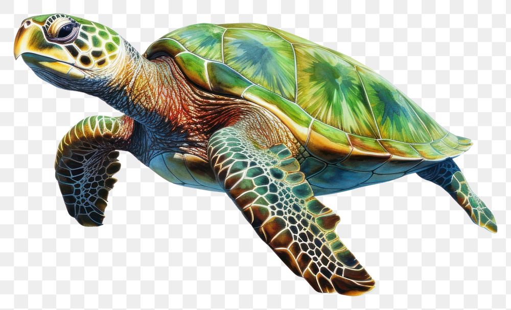 PNG Reptile animal turtle sea transparent background