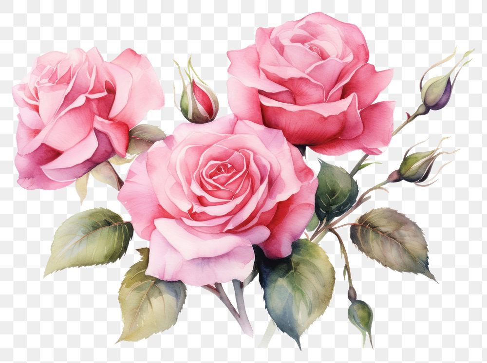 PNG Flower rose plant transparent background. AI generated Image by rawpixel.
