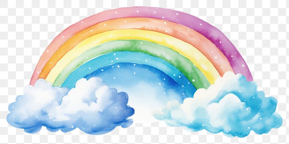 PNG Rainbow backgrounds nature cloud. 