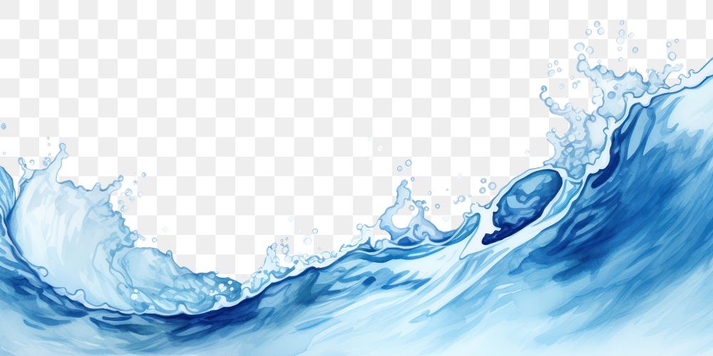 PNG Backgrounds water sea splattered. 