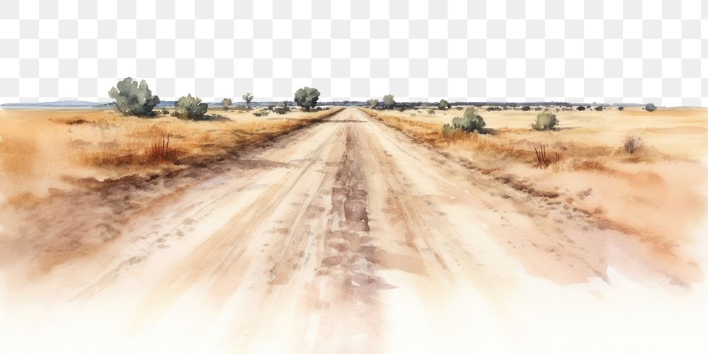 PNG Road landscape outdoors horizon. AI generated Image by rawpixel.