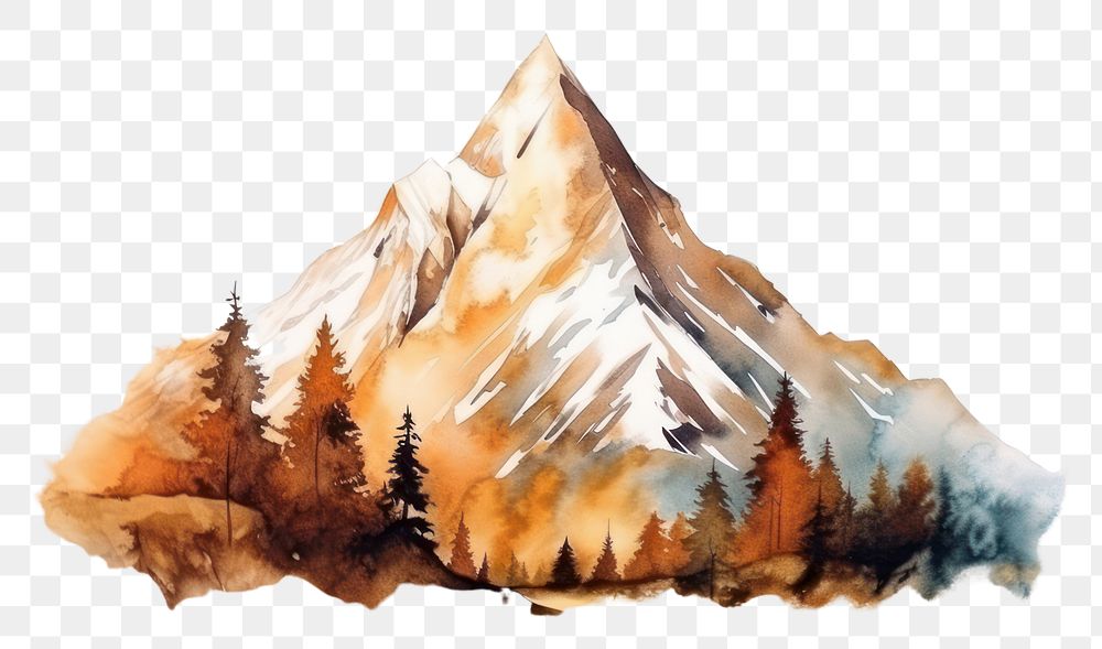 PNG Mountain landscape outdoors painting. 