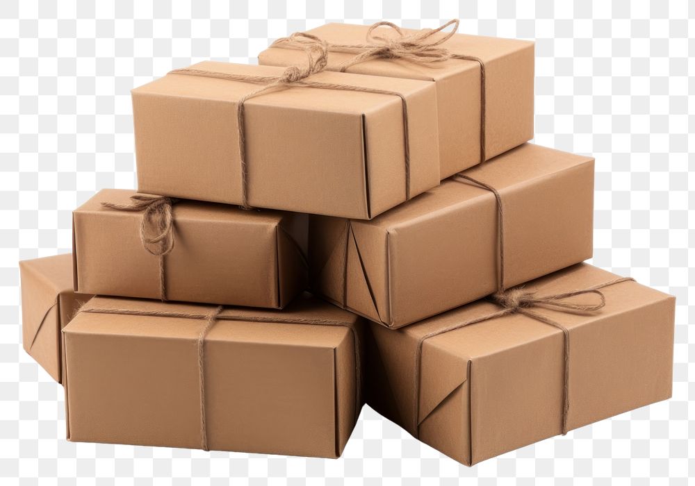 PNG Cardboard carton box celebration. AI generated Image by rawpixel.