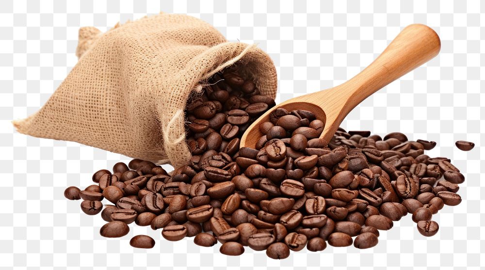 PNG Coffee sack coffee beans transparent background