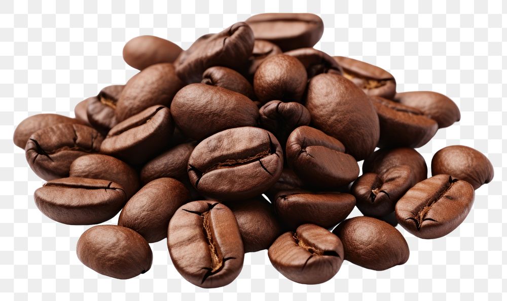 PNG Coffee food coffee beans transparent background