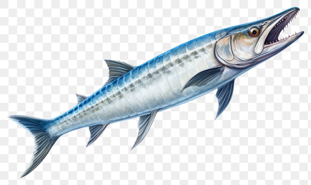 PNG Fish animal freshness wildlife, digital paint illustration. AI generated image