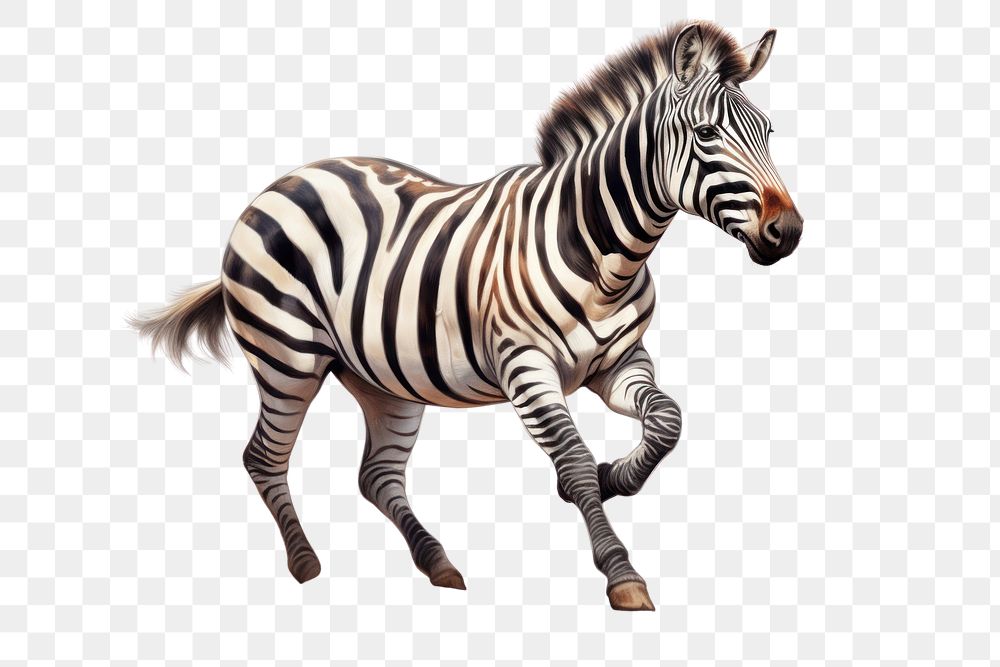 Wildlife animal mammal zebra. AI generated Image by rawpixel.