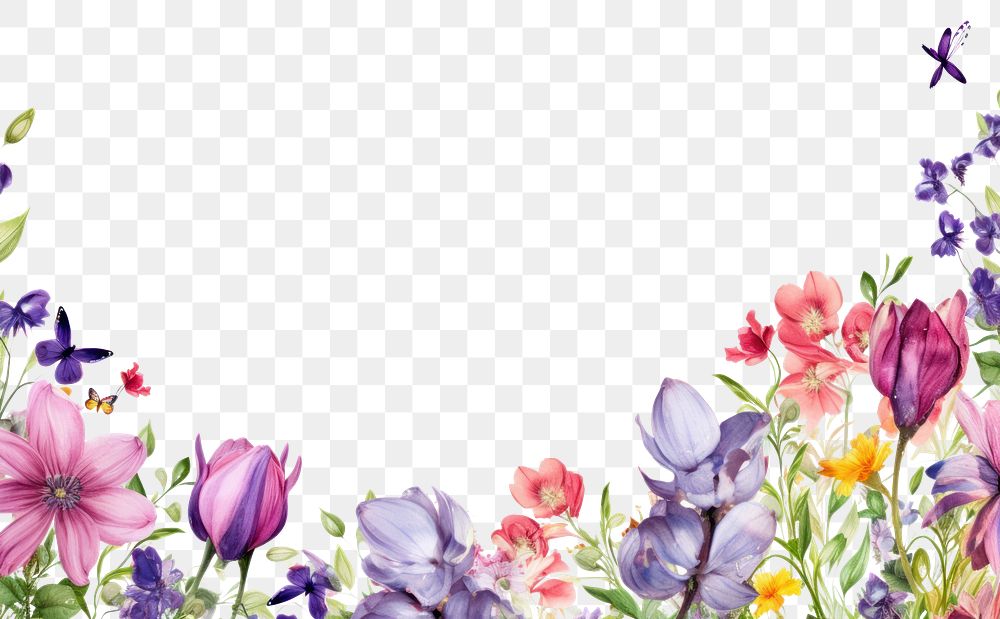 PNG Flower backgrounds outdoors pattern