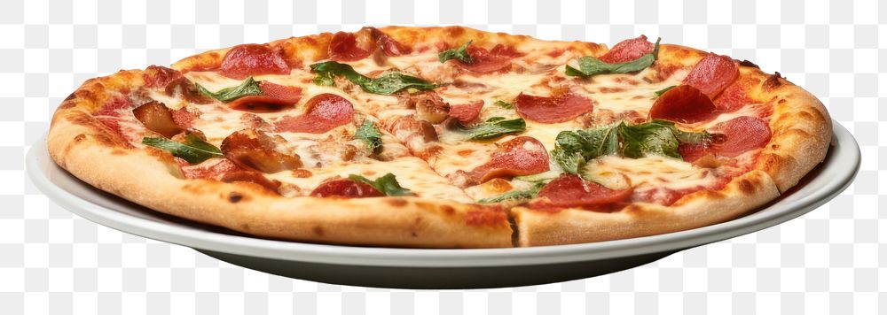 PNG Pizza plate food transparent background
