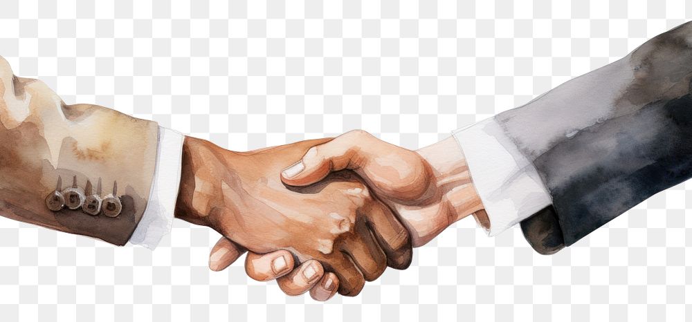 PNG Hand handshake togetherness agreement. 