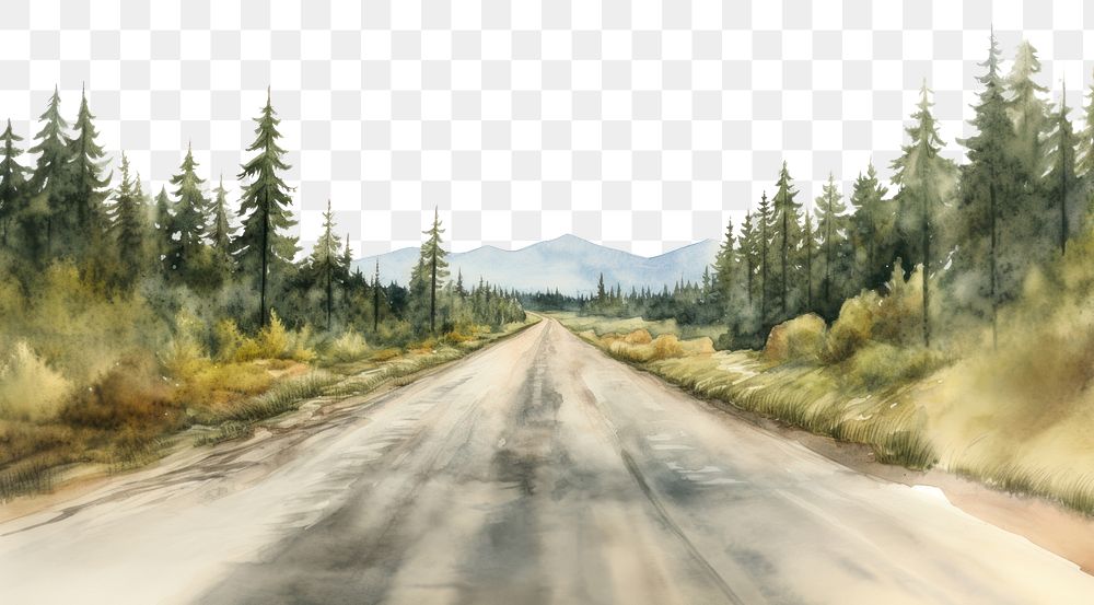 PNG Landscape outdoors highway nature. AI generated Image by rawpixel.