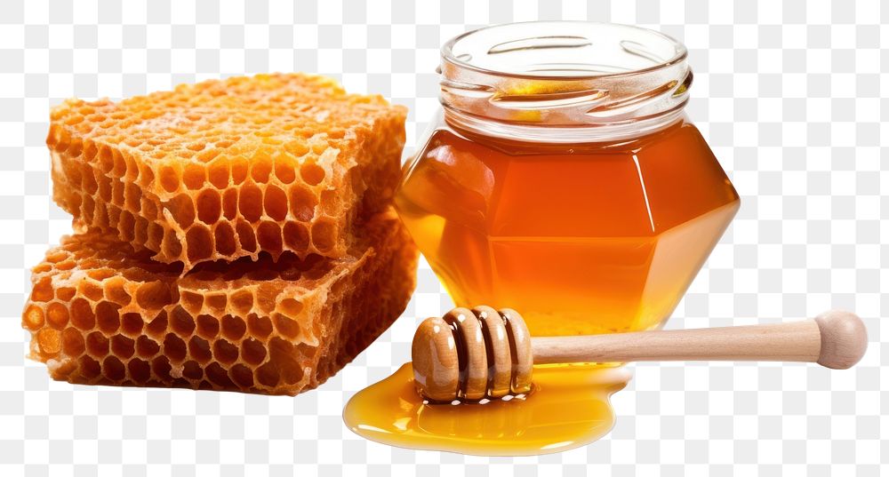 PNG Honeycomb food apiculture freshness. 