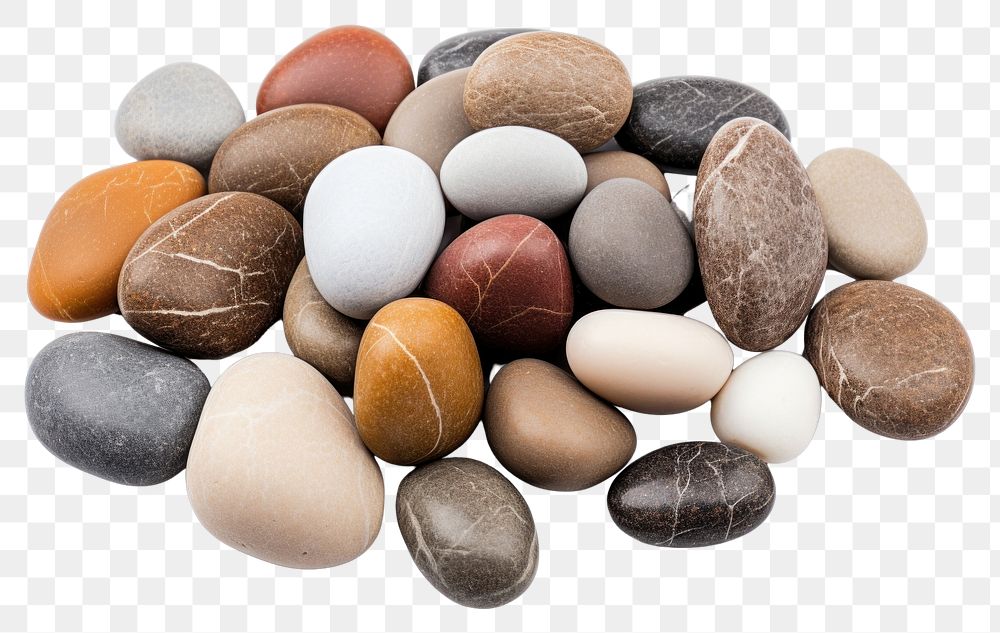 PNG Pebble stone pill egg transparent background