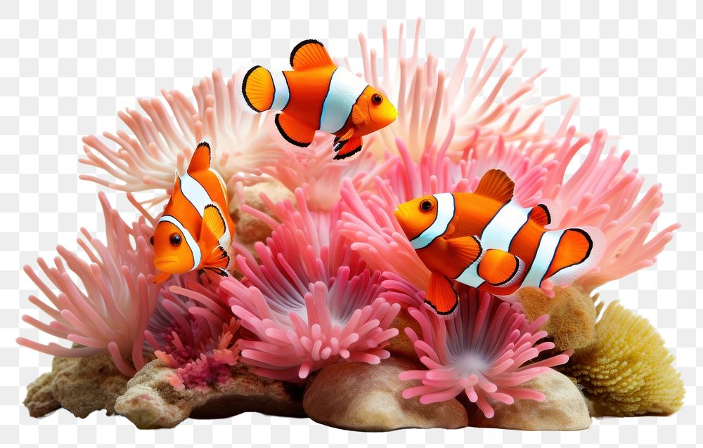 PNG Fish sea nature flower. 