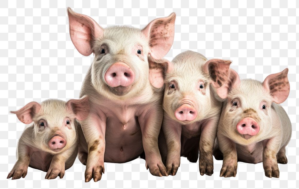 PNG Mammal animal pig agriculture. AI generated Image by rawpixel.
