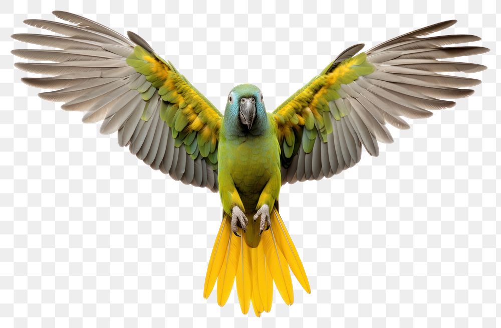 PNG Animal parrot bird wildlife. AI generated Image by rawpixel.