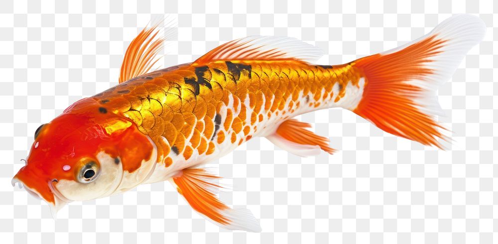 PNG Goldfish animal underwater wildlife. AI generated Image by rawpixel.