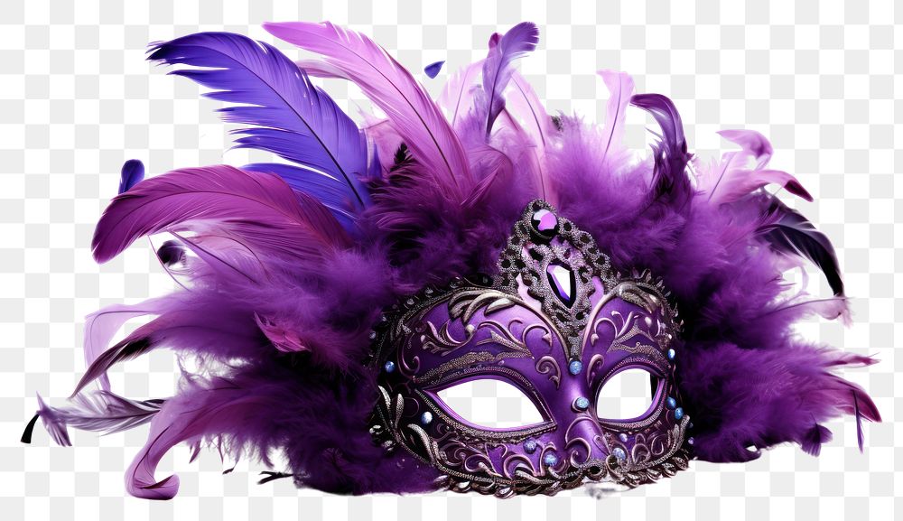 PNG Purple carnival white background lightweight. AI generated Image by rawpixel.
