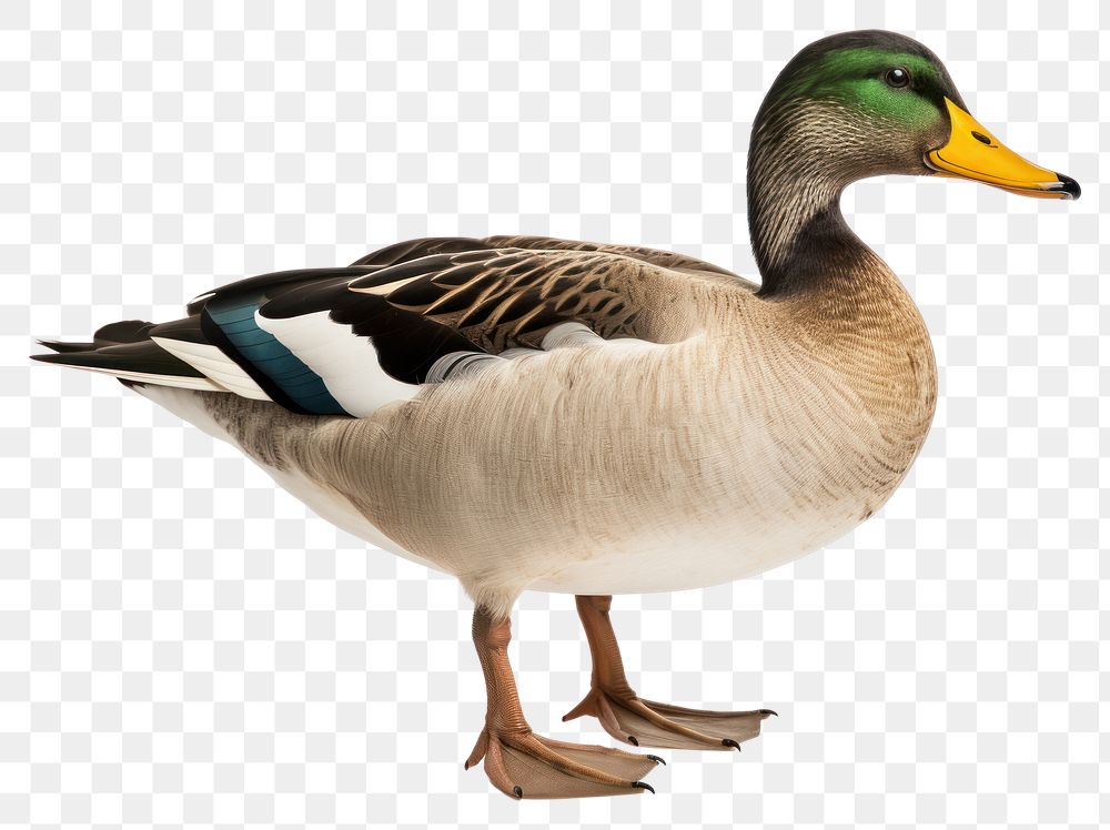 PNG Duck mallard animal bird. 