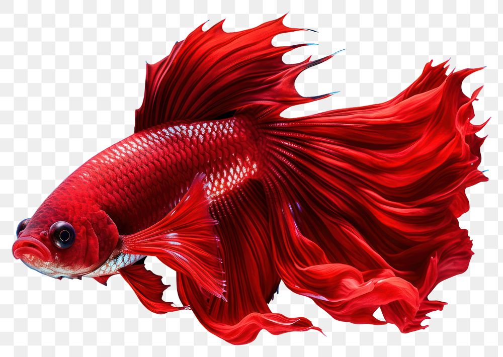 PNG Fish animal red underwater. 