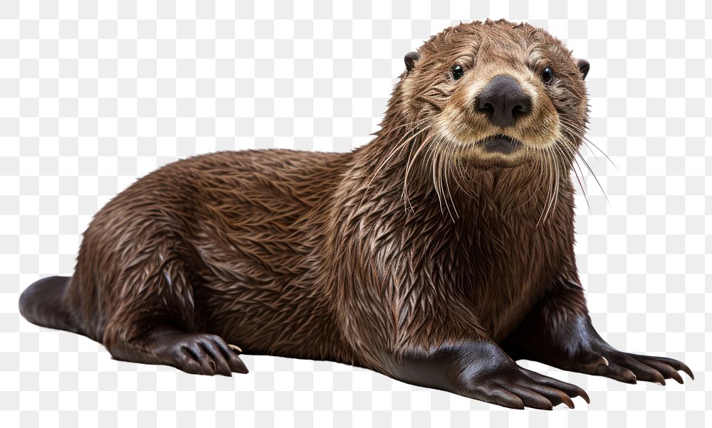 PNG Wildlife animal mammal otter. 