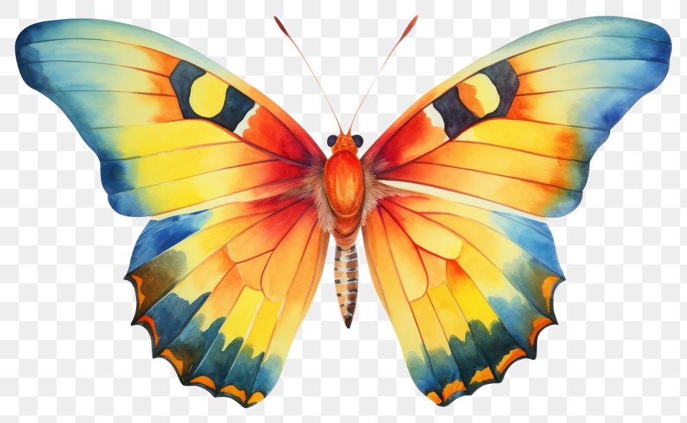 PNG Butterfly insect animal moth. AI generated Image by rawpixel.