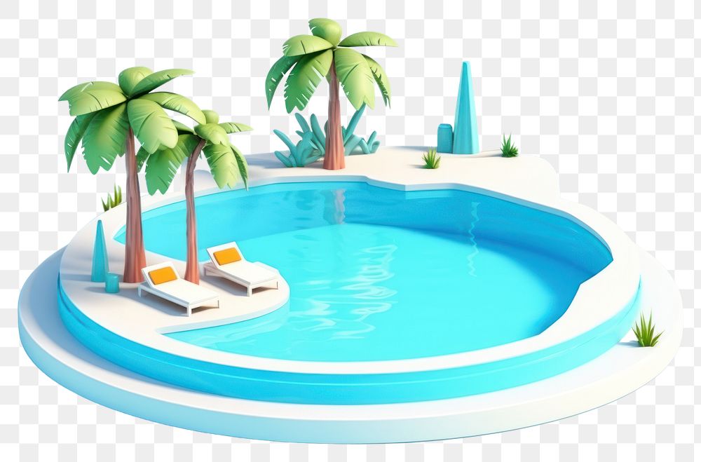 PNG Summer outdoors cartoon resort. AI generated Image by rawpixel.