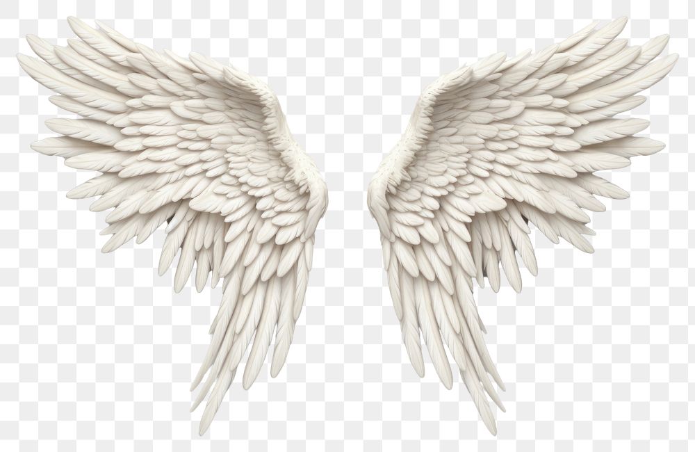 PNG Angel wings white art accessories. AI generated Image by rawpixel.