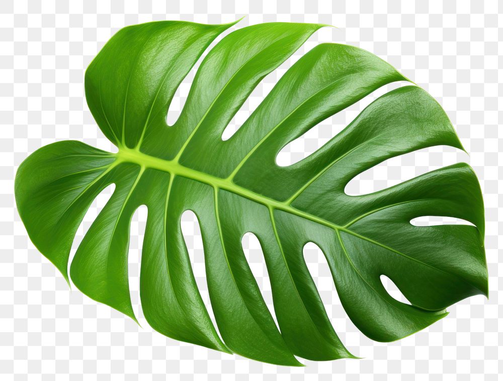 PNG Leaf plant white background freshness. AI generated Image by rawpixel.