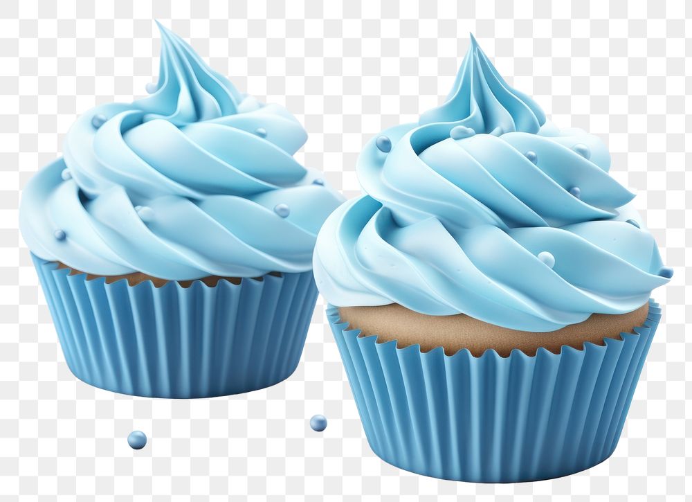 PNG Cupcake dessert icing cream. 