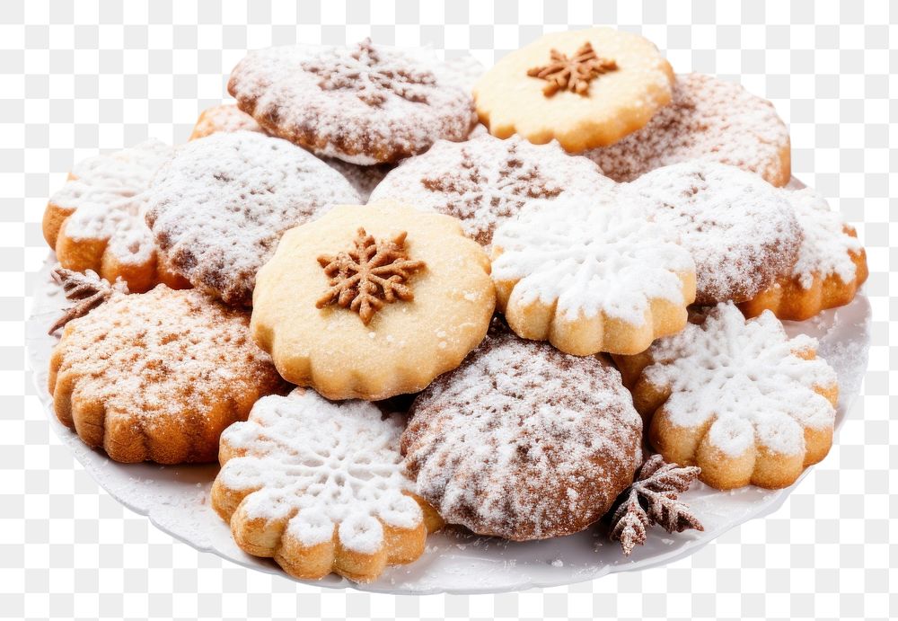 PNG Cookie christmas biscuit sugar. AI generated Image by rawpixel.