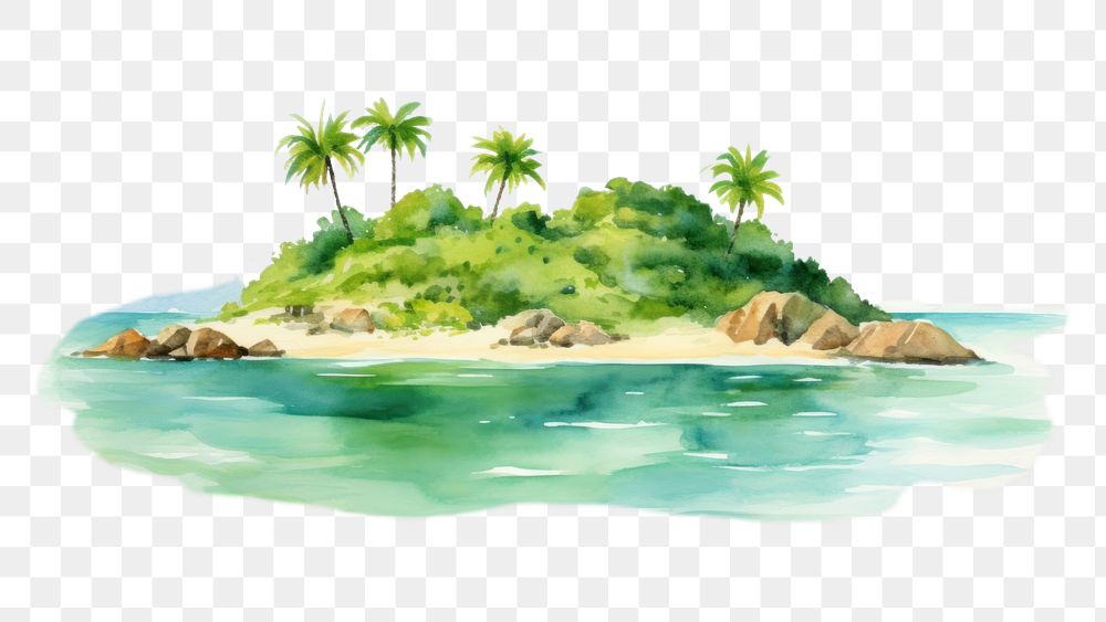 PNG Island outdoors tropical tropics. AI generated Image by rawpixel.