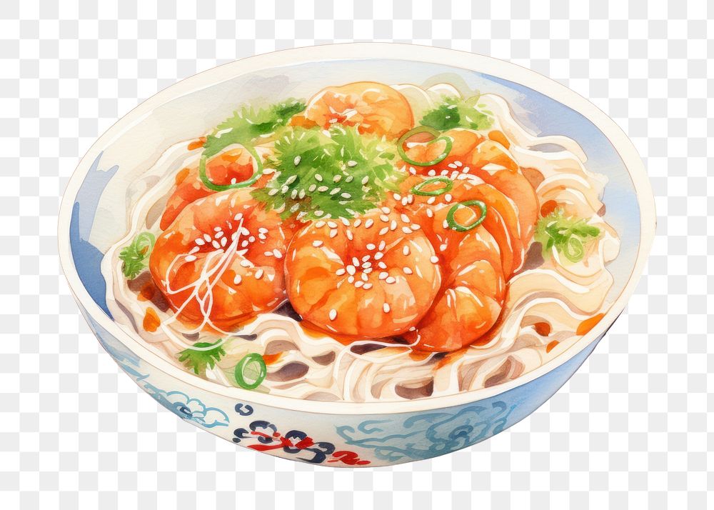PNG Food chopsticks noodle plate. AI generated Image by rawpixel.