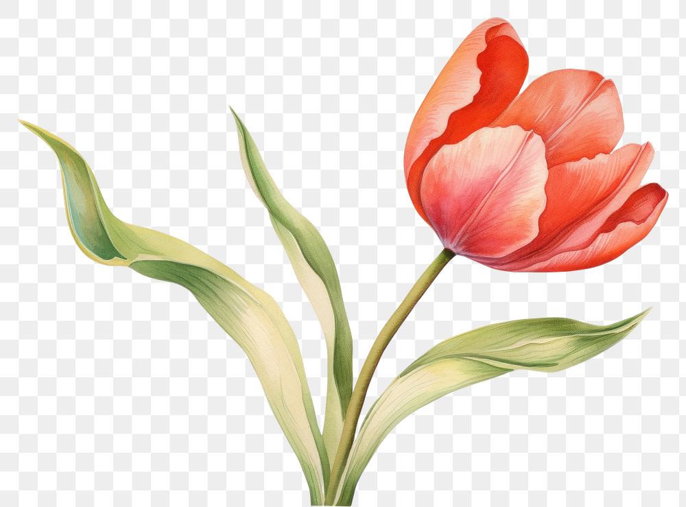 PNG Flower tulip plant inflorescence. | Premium PNG - rawpixel