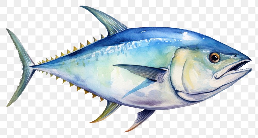 PNG Animal fish tuna wildlife. AI generated Image by rawpixel.