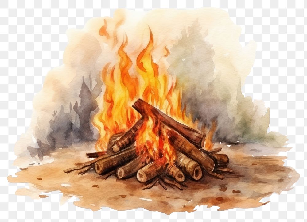 PNG Fire bonfire paper wood. 