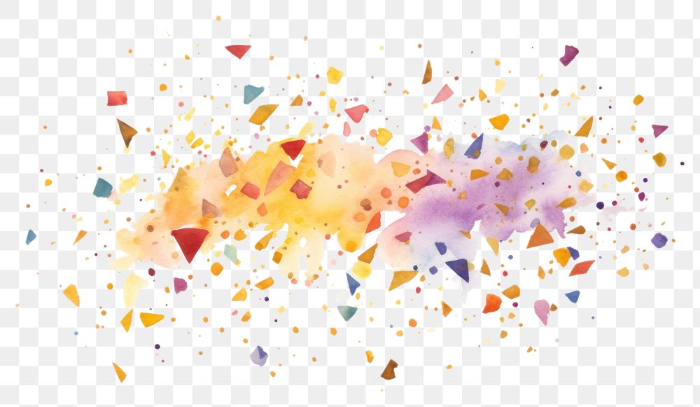 PNG Confetti paper backgrounds art. AI generated Image by rawpixel.