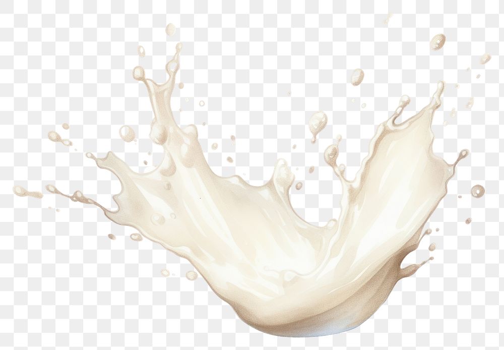 PNG Milk refreshment splattered splashing. AI generated Image by rawpixel.