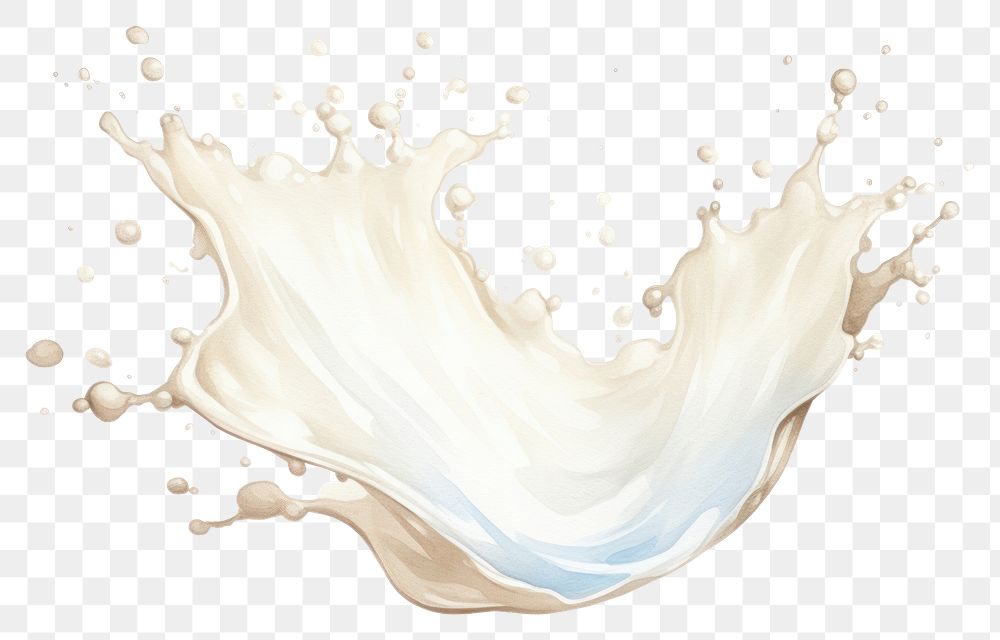 PNG Milk refreshment splattered splashing. AI generated Image by rawpixel.