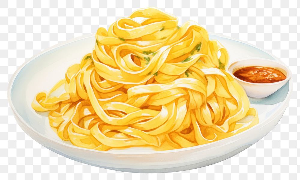 PNG Spaghetti noodle pasta food. AI generated Image by rawpixel.