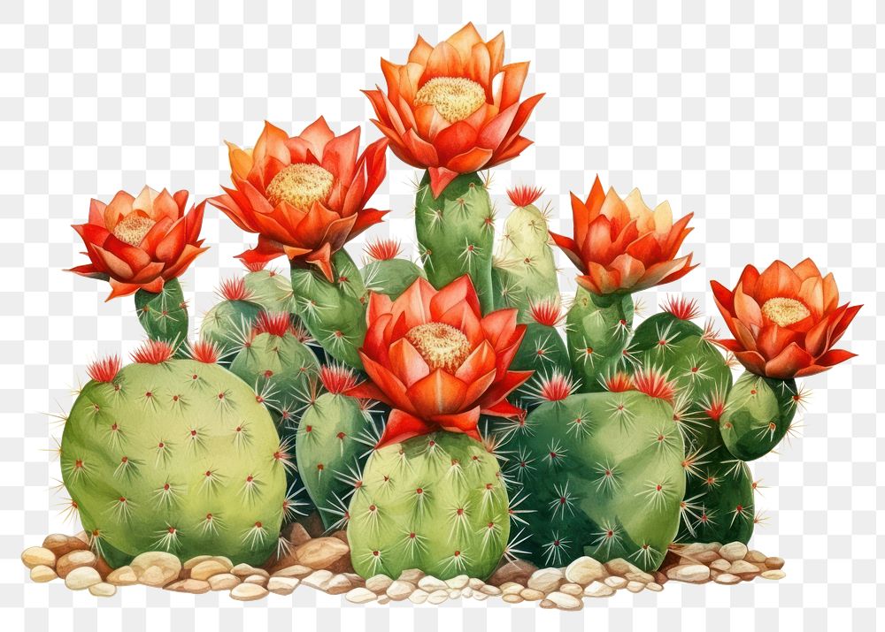 PNG Cactus plant creativity freshness. AI generated Image by rawpixel.