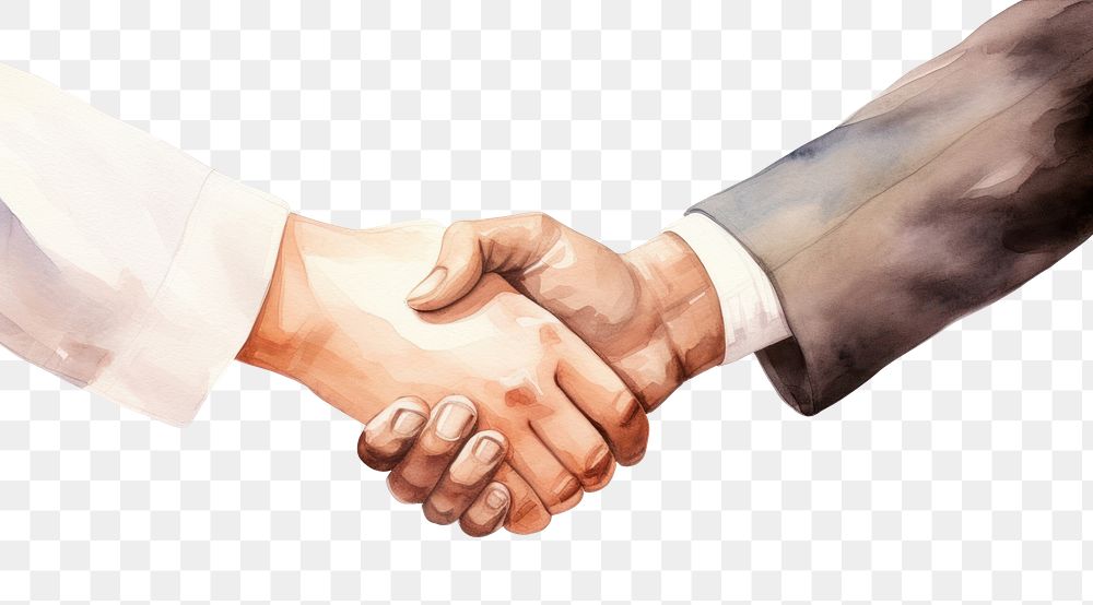 PNG Handshake adult togetherness cooperation. AI generated Image by rawpixel.